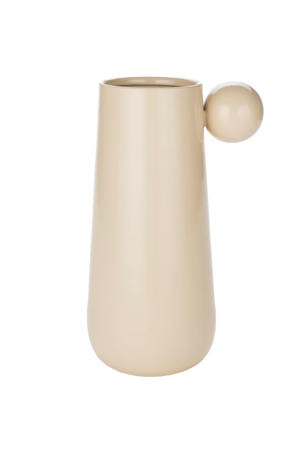 Vaas Dot L Beige (set van 8)