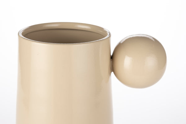 Vaas Dot L Beige (set van 8)