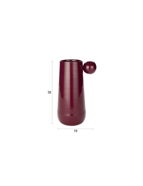 Vaas Dot L Bordeaux (set van 8)