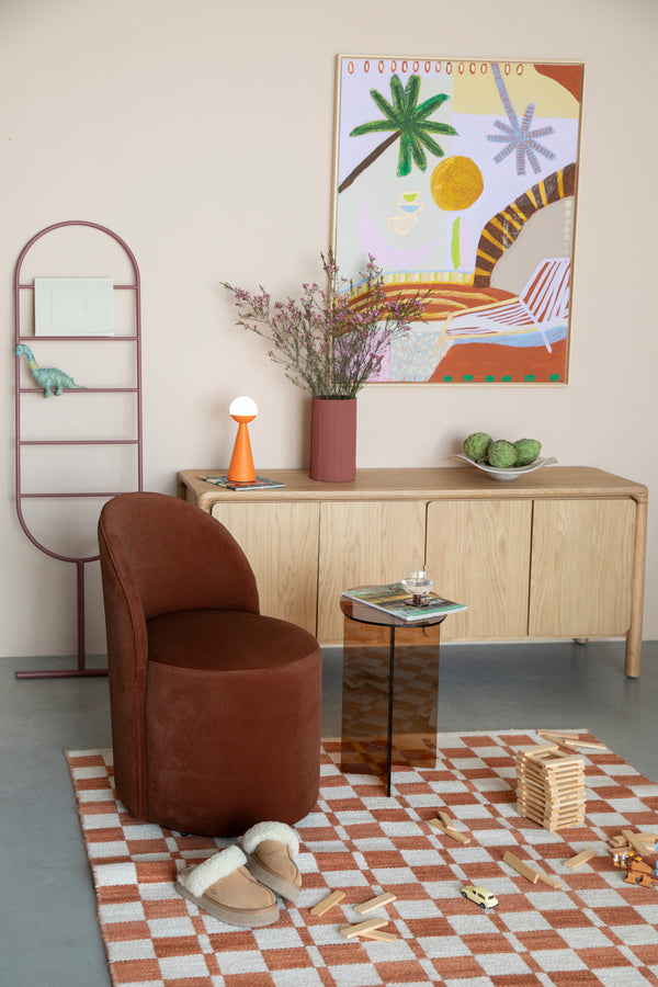 Loungestoel Plush Bruin
