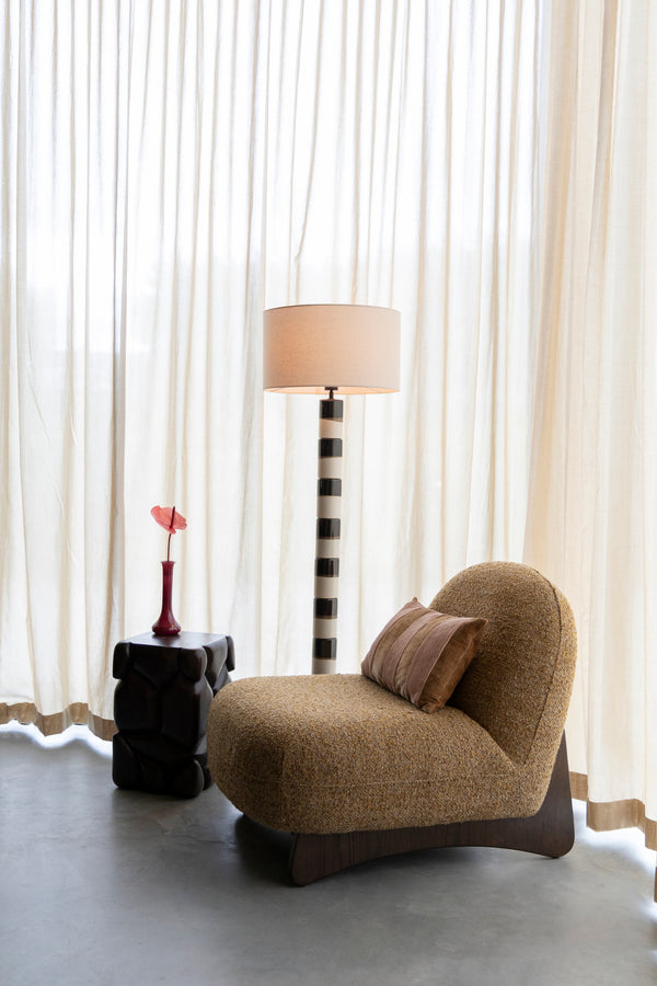Loungestoel Loom Bruin