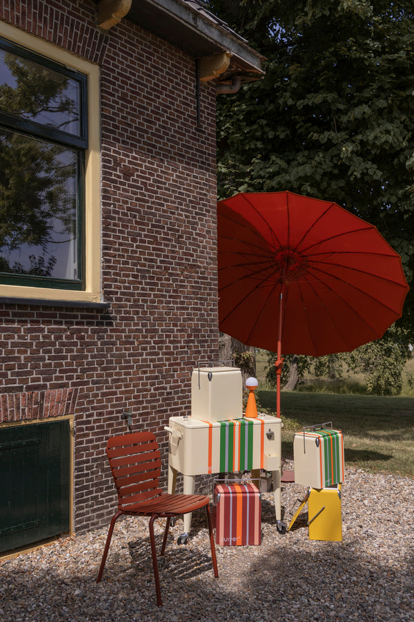 Cooler Be Wijn Strepen Burgundy
