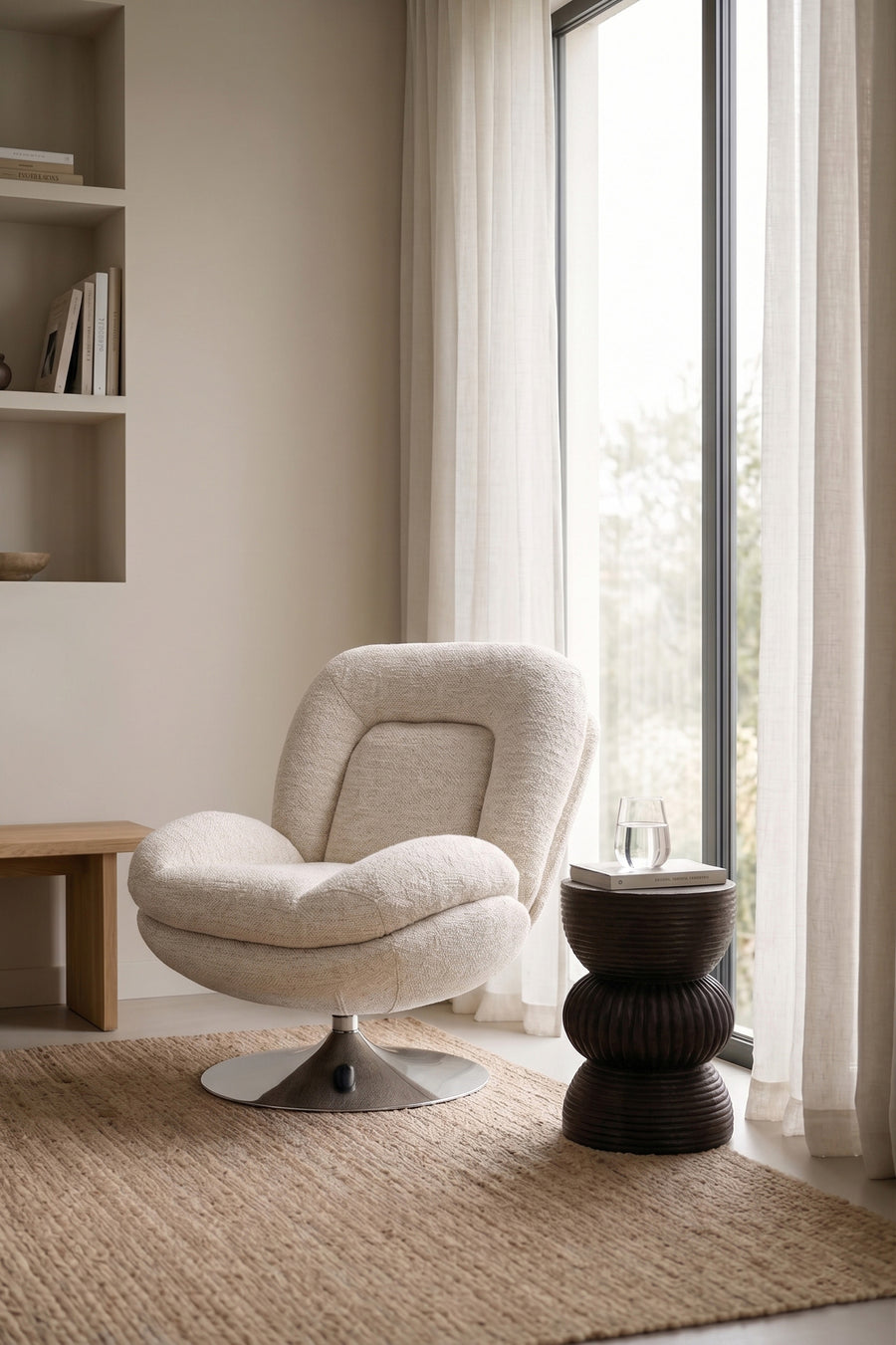 Loungestoel Romy Groen