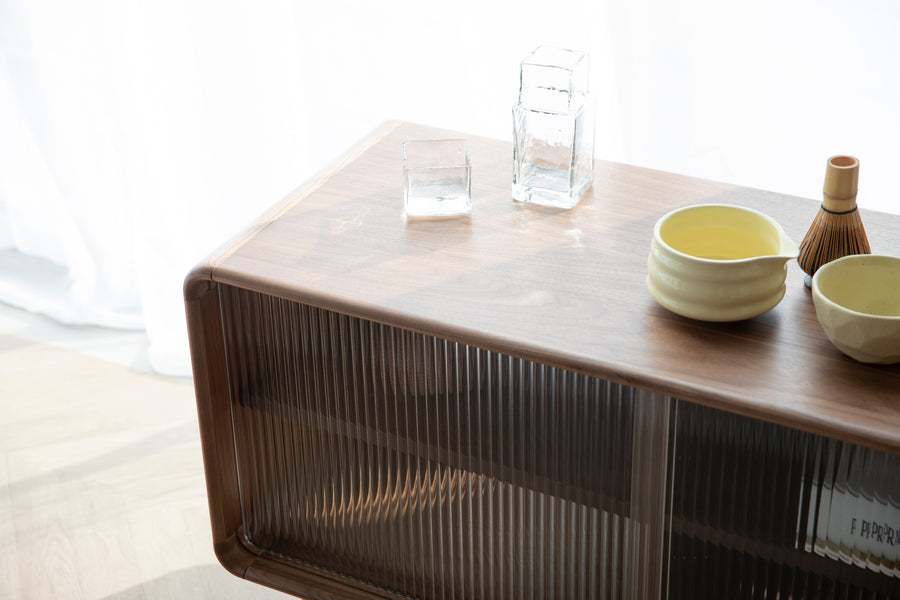 Dressoir Rise Medium Notenhout