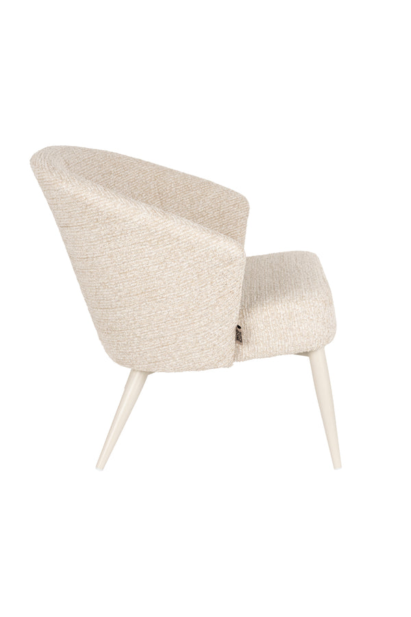 Loungestoel Georgia Zacht Beige
