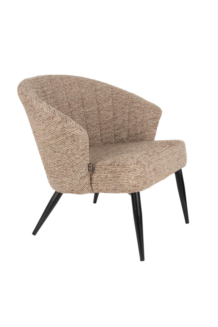Loungestoel Georgia Zacht Bruin