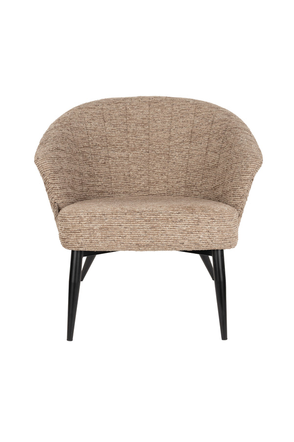 Loungestoel Georgia Zacht Bruin