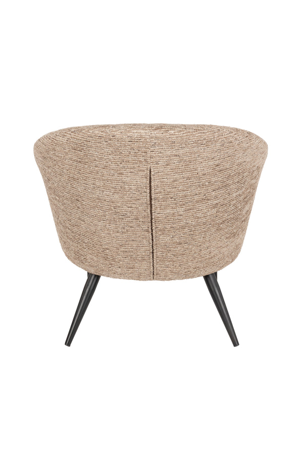 Loungestoel Georgia Zacht Bruin