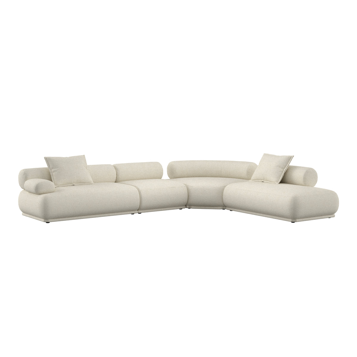 Bank Rembrandt 7,5-zits Links Beige