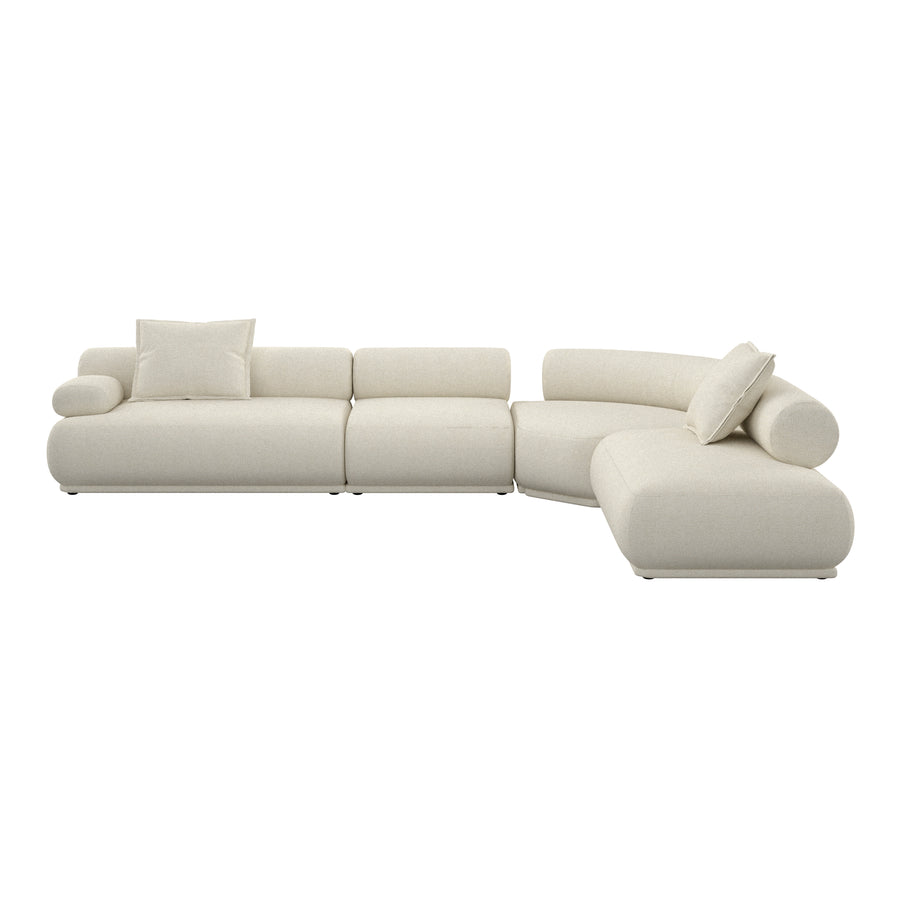 Bank Rembrandt 7,5-zits Links Beige