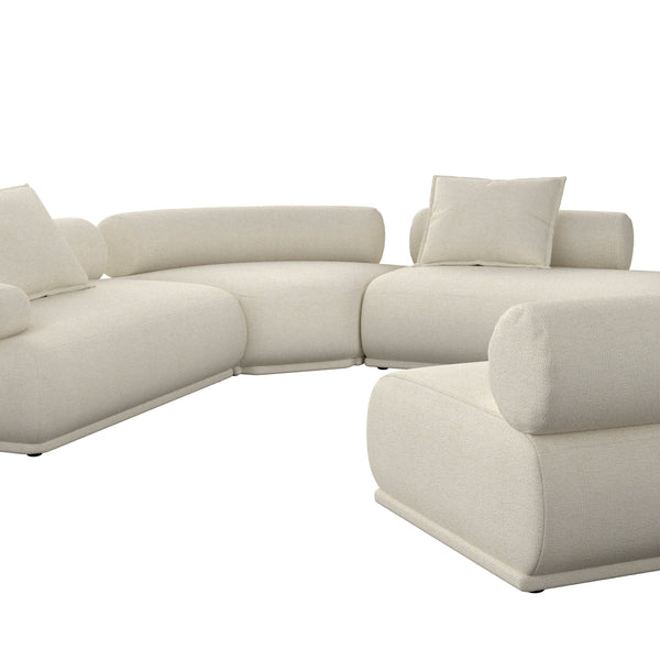 Bank Rembrandt 7,5-zits Links Beige
