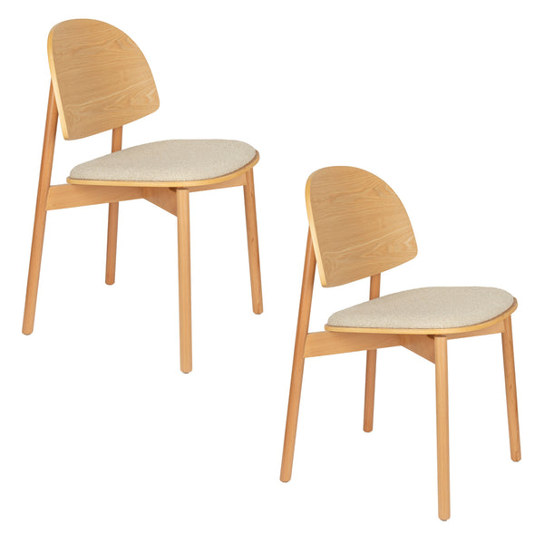 Stoel Sunrise Naturel (set van 2)