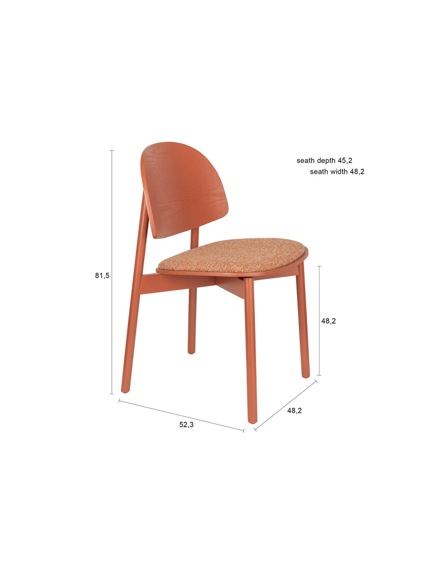 Stoel Sunrise Rood (set van 2)