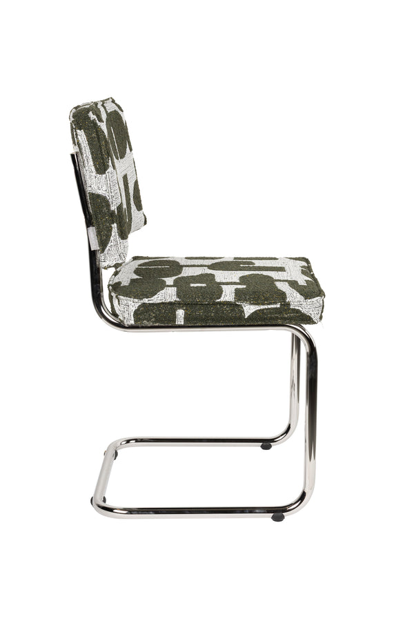 Stoel Ridge Deco Symbolen Groen (set van 2)