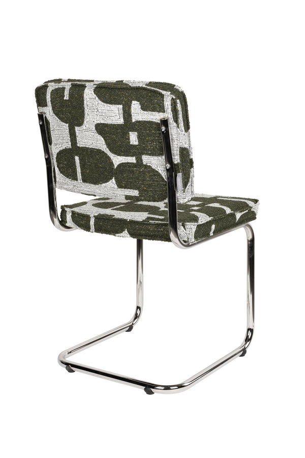Stoel Ridge Deco Symbolen Groen (set van 2)
