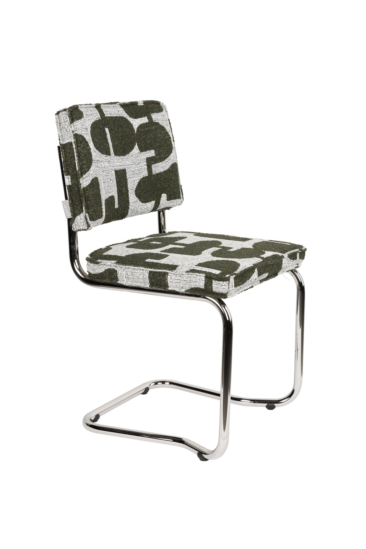 Stoel Ridge Kink Deco Symbolen Groen (set van 2)