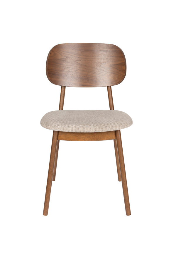 Stoel Marais Hout/Beige (set van 2)