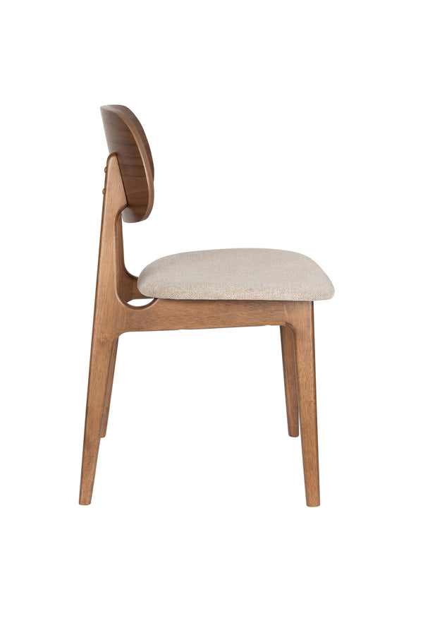 Stoel Marais Hout/Beige (set van 2)