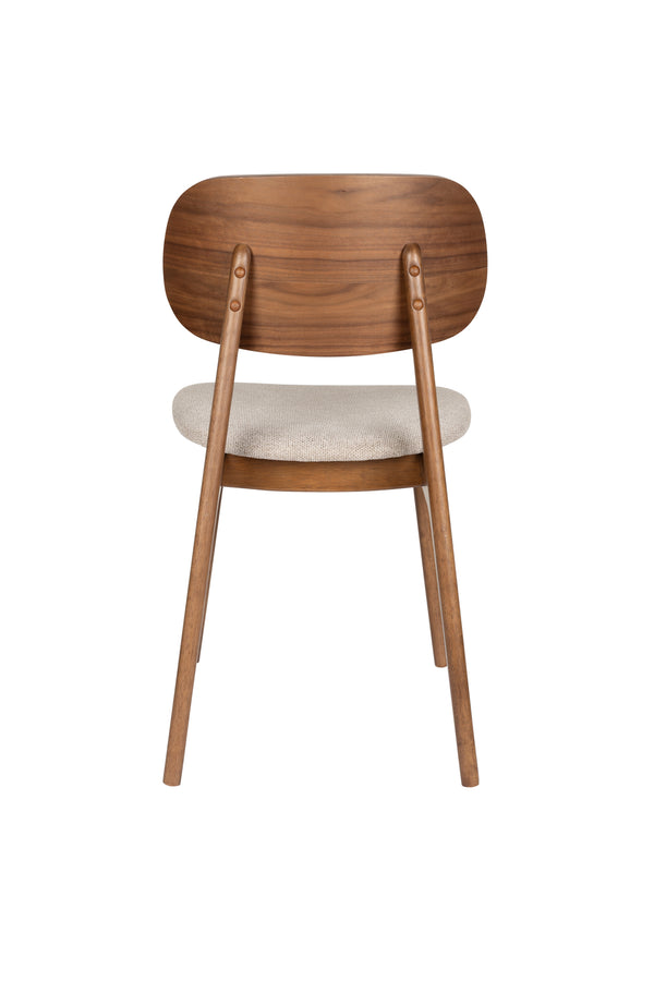 Stoel Marais Hout/Beige (set van 2)