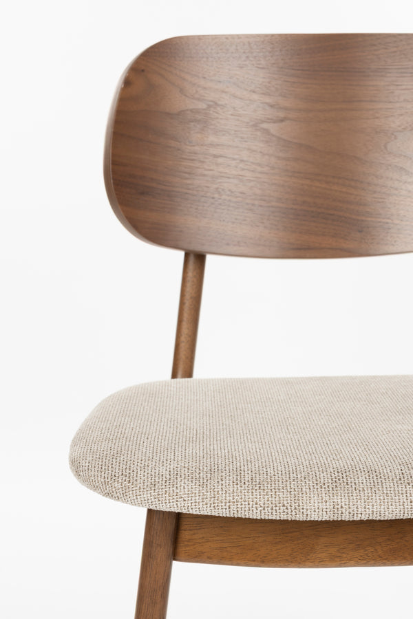 Stoel Marais Hout/Beige (set van 2)