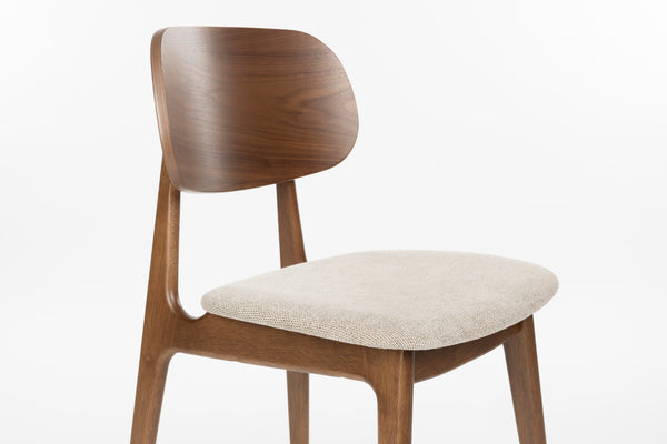 Stoel Marais Hout/Beige (set van 2)