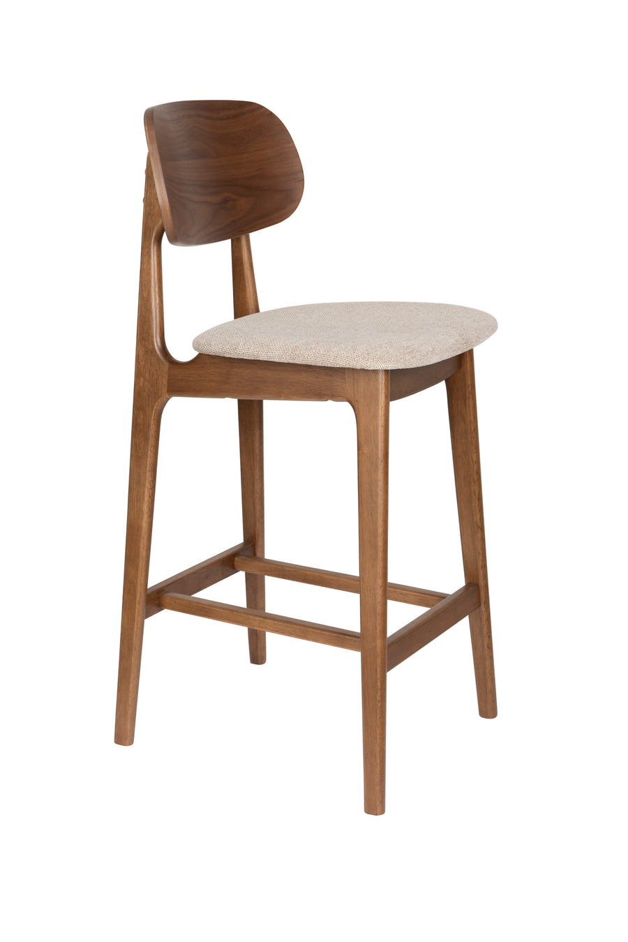 Counterstoel Marais Hout/Beige (set van 2)