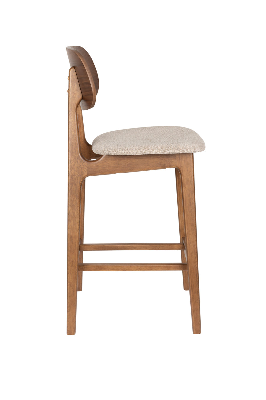 Counterstoel Marais Hout/Beige (set van 2)