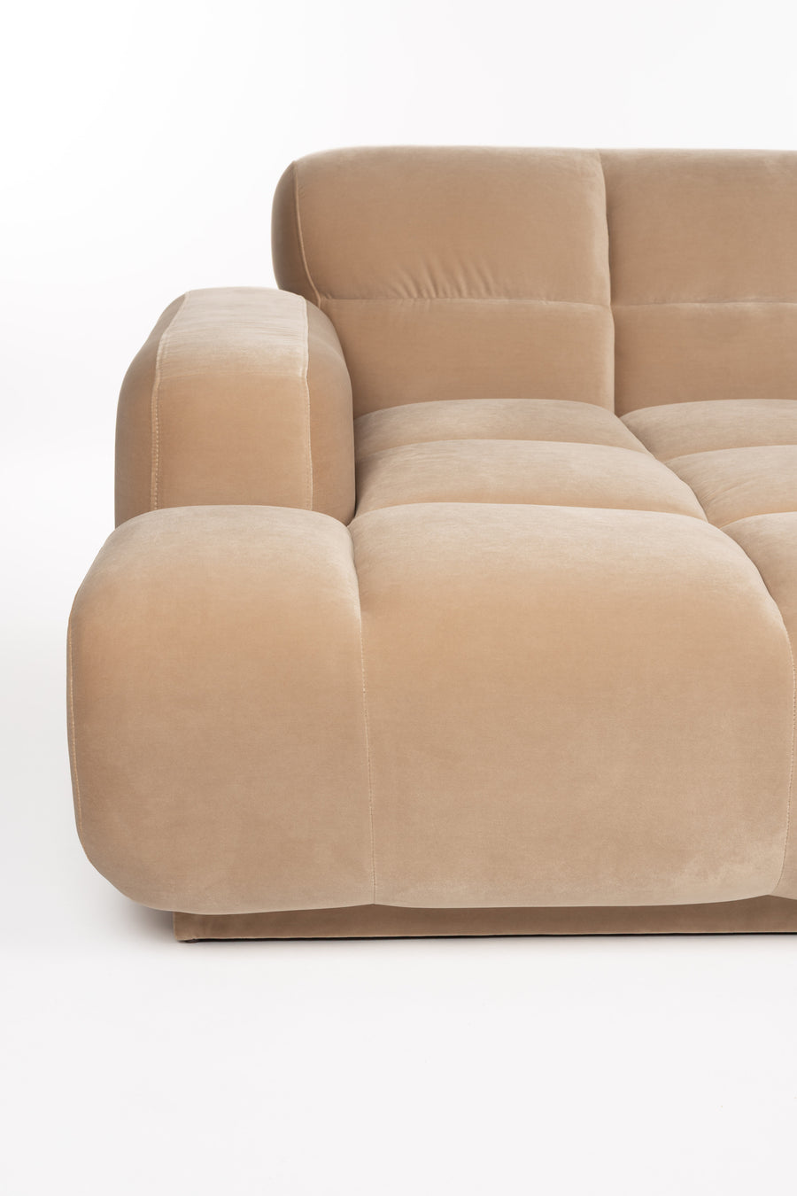 Bank Hazel Links Chaise Longue Beige