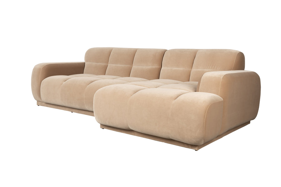 Bank Hazel Rechts Chaise Longue Beige