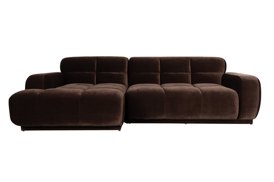 Bank Hazel Links Chaise Longue Bruin