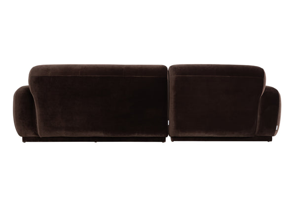 Bank Hazel Links Chaise Longue Bruin