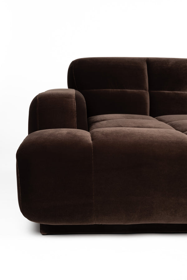 Bank Hazel Links Chaise Longue Bruin