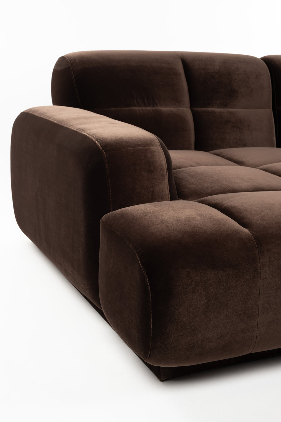 Bank Hazel Links Chaise Longue Bruin