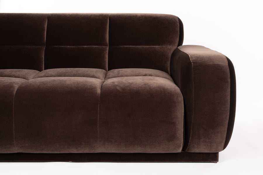 Bank Hazel Links Chaise Longue Bruin