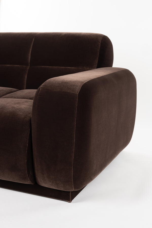 Bank Hazel Links Chaise Longue Bruin