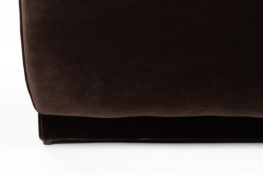 Bank Hazel Links Chaise Longue Bruin
