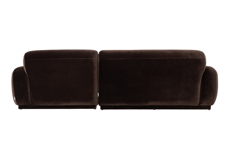 Bank Hazel Rechts Chaise Longue Bruin