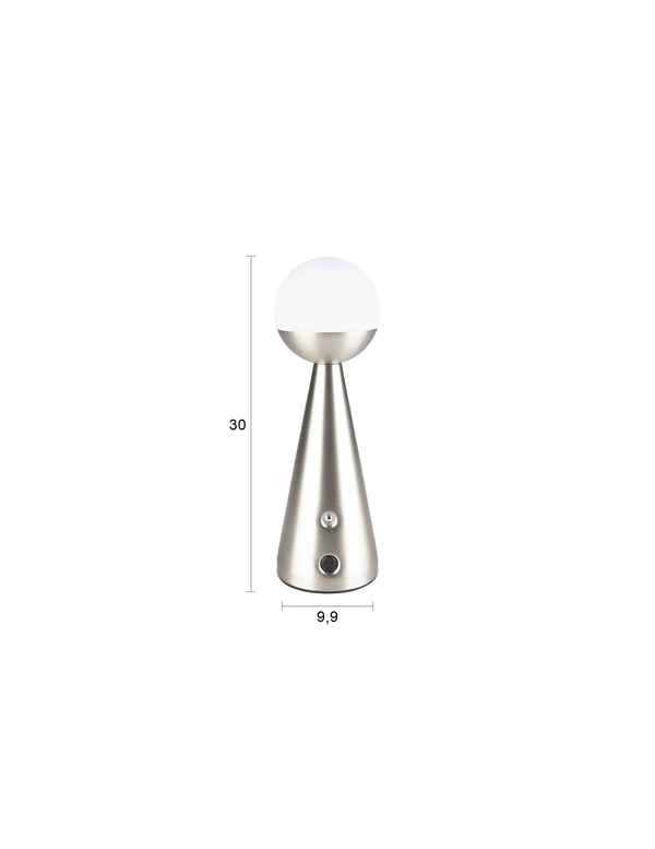 Tafellamp Bello Zilver (set van 8)