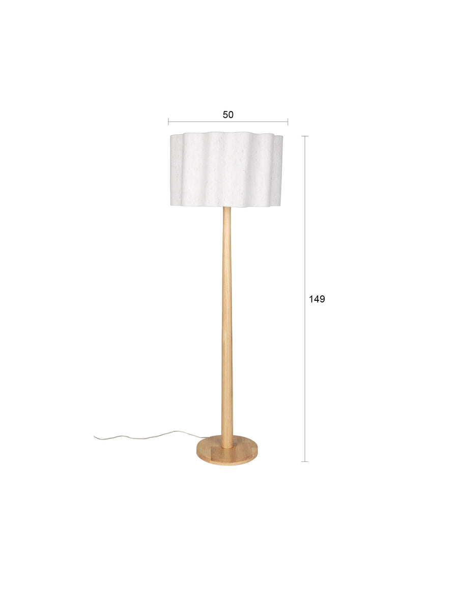 Vloerlamp Scallop