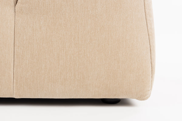 Bank Hodge Links Chaise Longue Beige