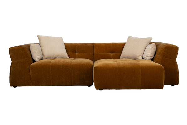 Bank Hodge Rechts Chaise Longue Oker