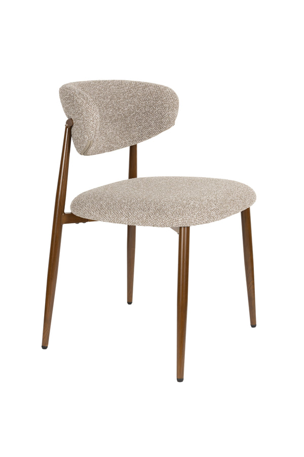 Stoel Noor Bruin (set of 2)
