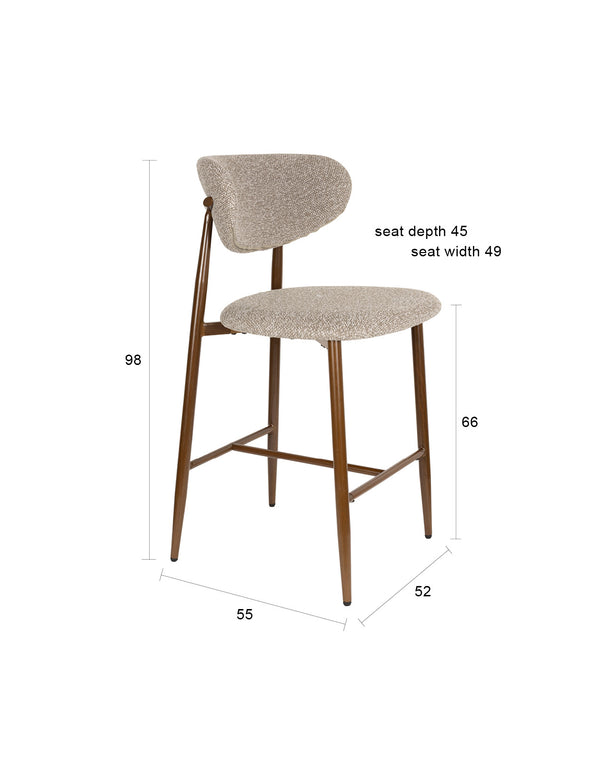 Counterkruk Noor Bruin (set of 2)