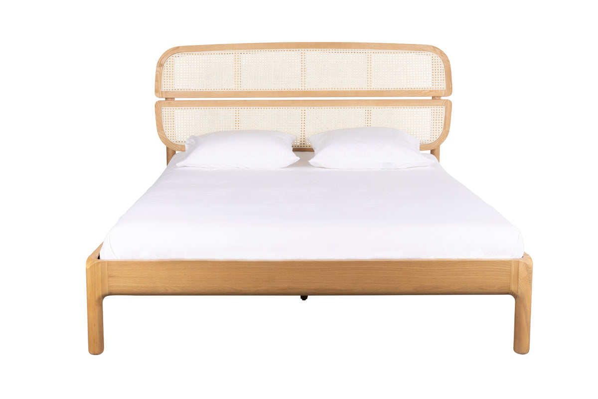 Bed Storm Vlechtwerk Naturel 160