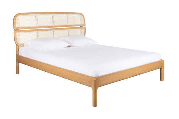 Bed Storm Vlechtwerk Naturel 160