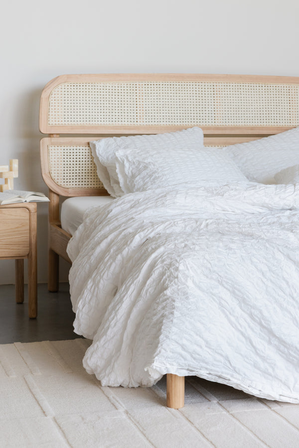 Bed Storm Vlechtwerk Naturel 160