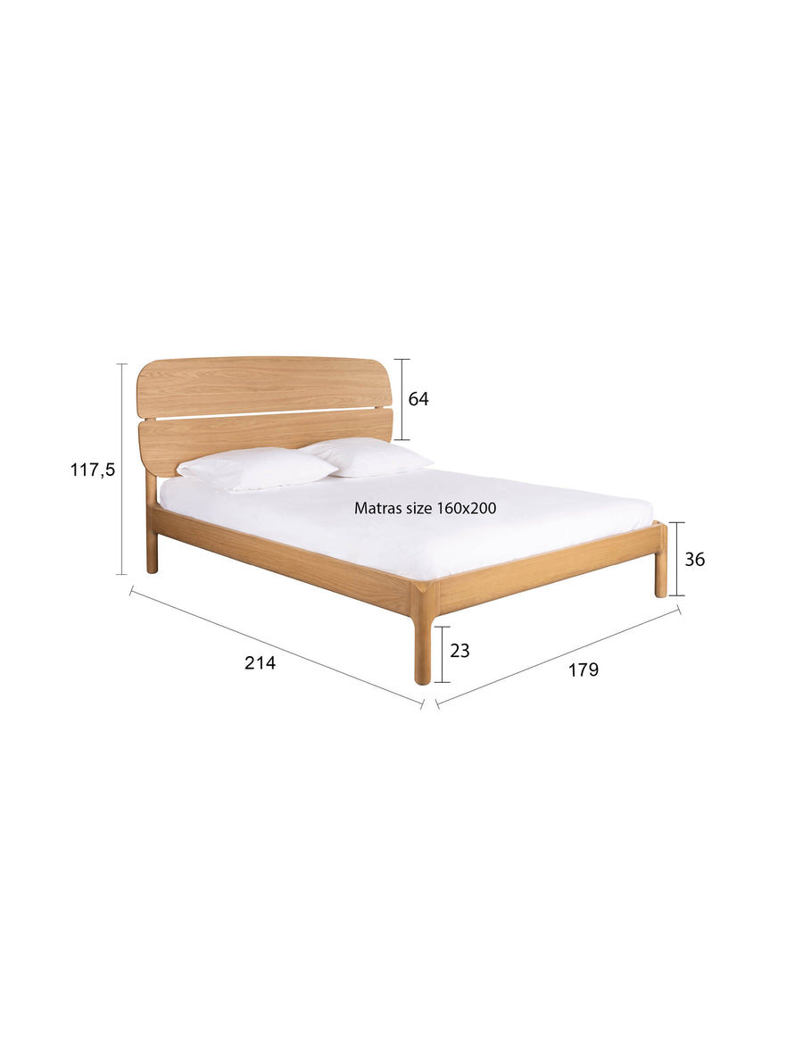 Bed Storm Naturel 160