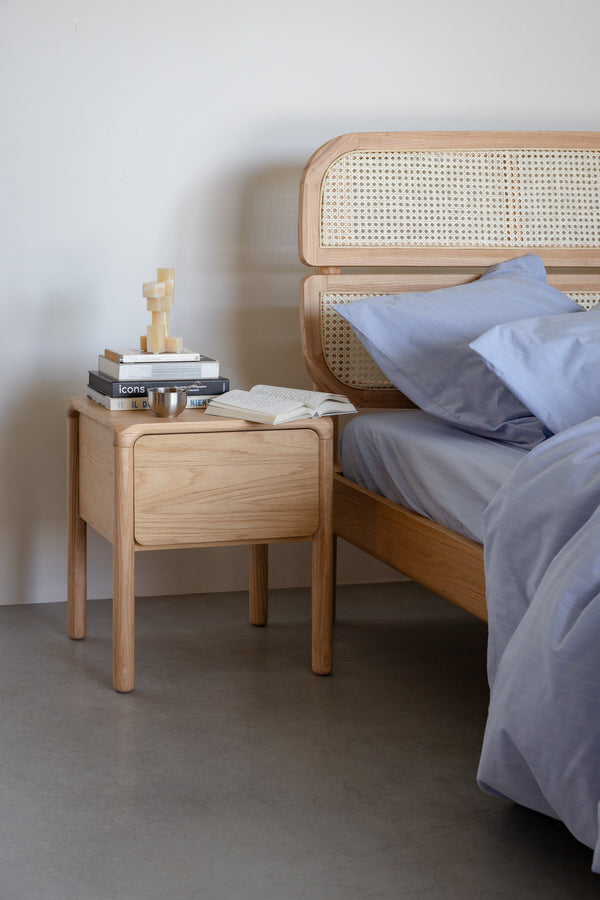 Bed Storm Vlechtwerk Naturel 180
