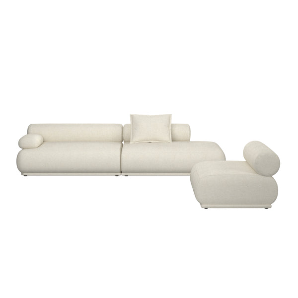 Bank Rembrandt 4,5 zits Links Beige