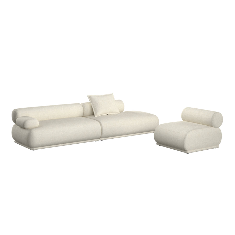 Bank Rembrandt 4,5 zits Links Beige